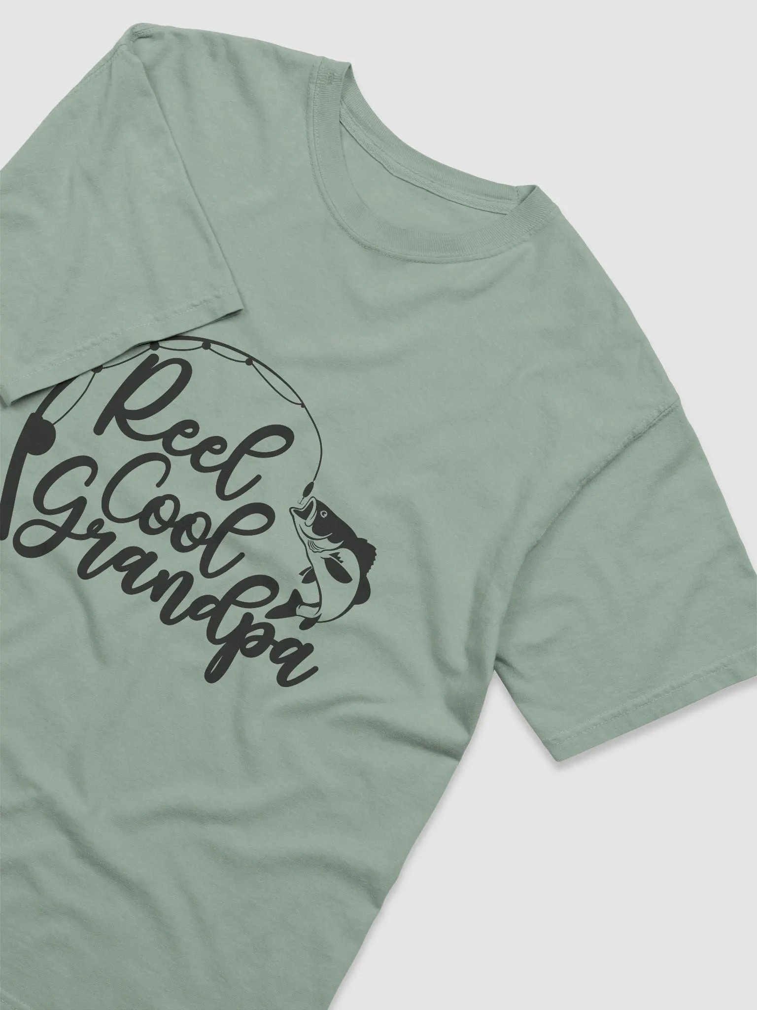 'Reel Cool Grandpa' Fishing T-Shirt product image (6)