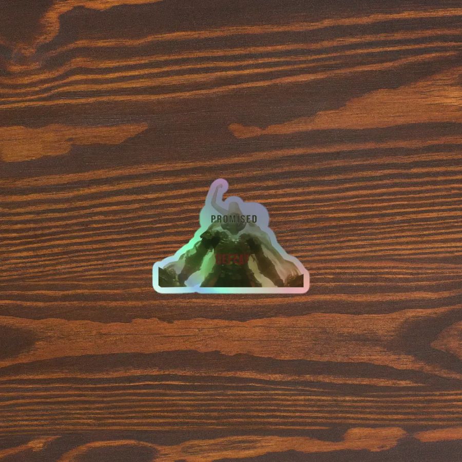 Promised Defeat Holographic Sticker product image (5)