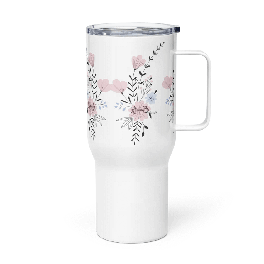 Emily's Floral Symphony Travel Mug product image (3)