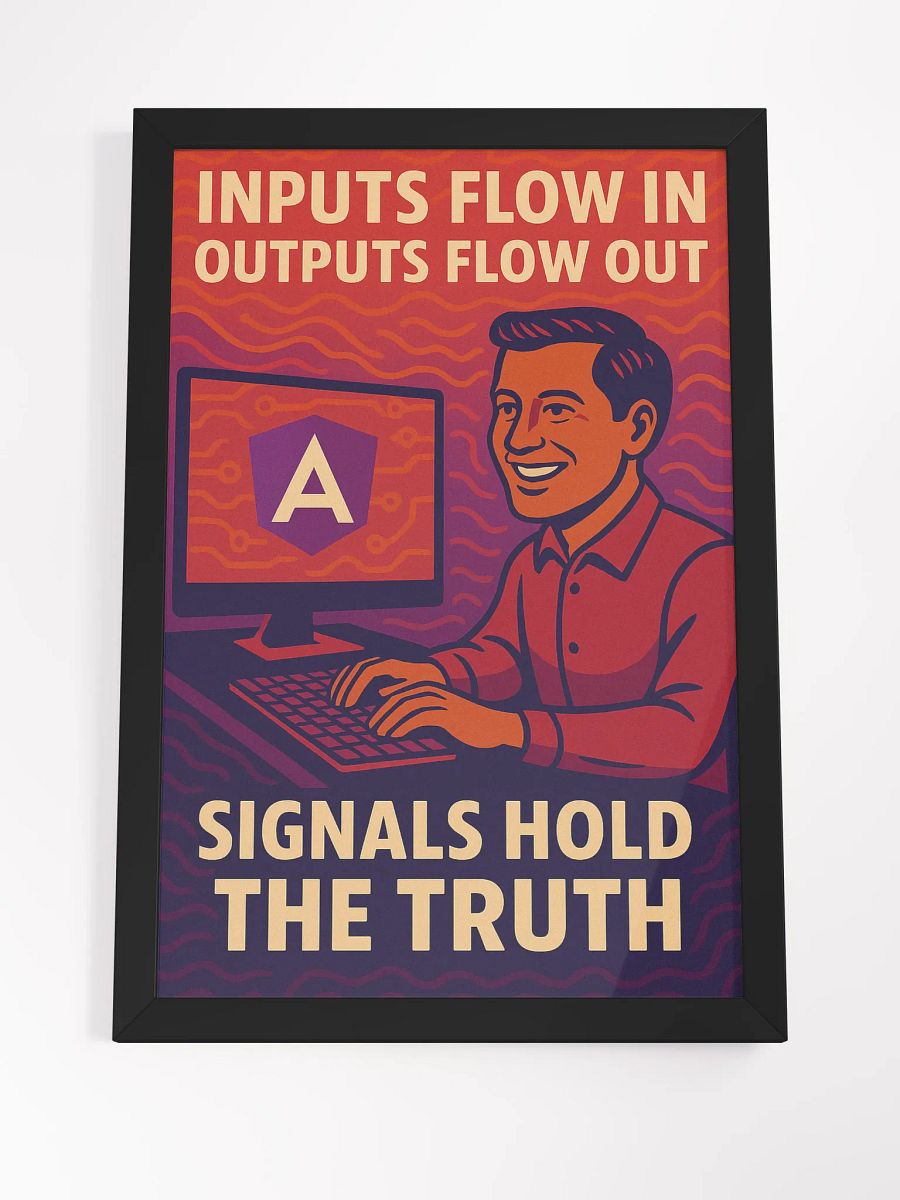"Signals Hold the Truth" Angular Art for Dev Workspaces product image (7)
