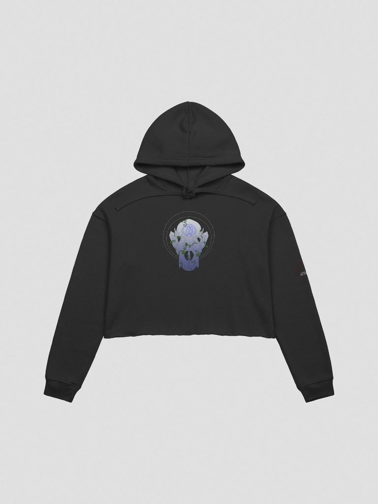 Skull - Crop Hoodie product image (1)