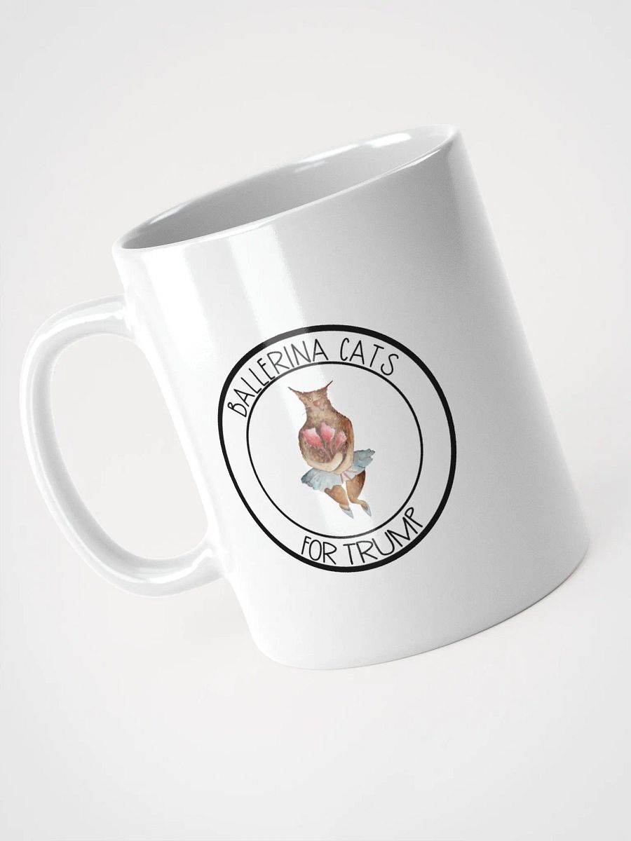 Ballerina Cat With Roses For Trump Mug product image (8)