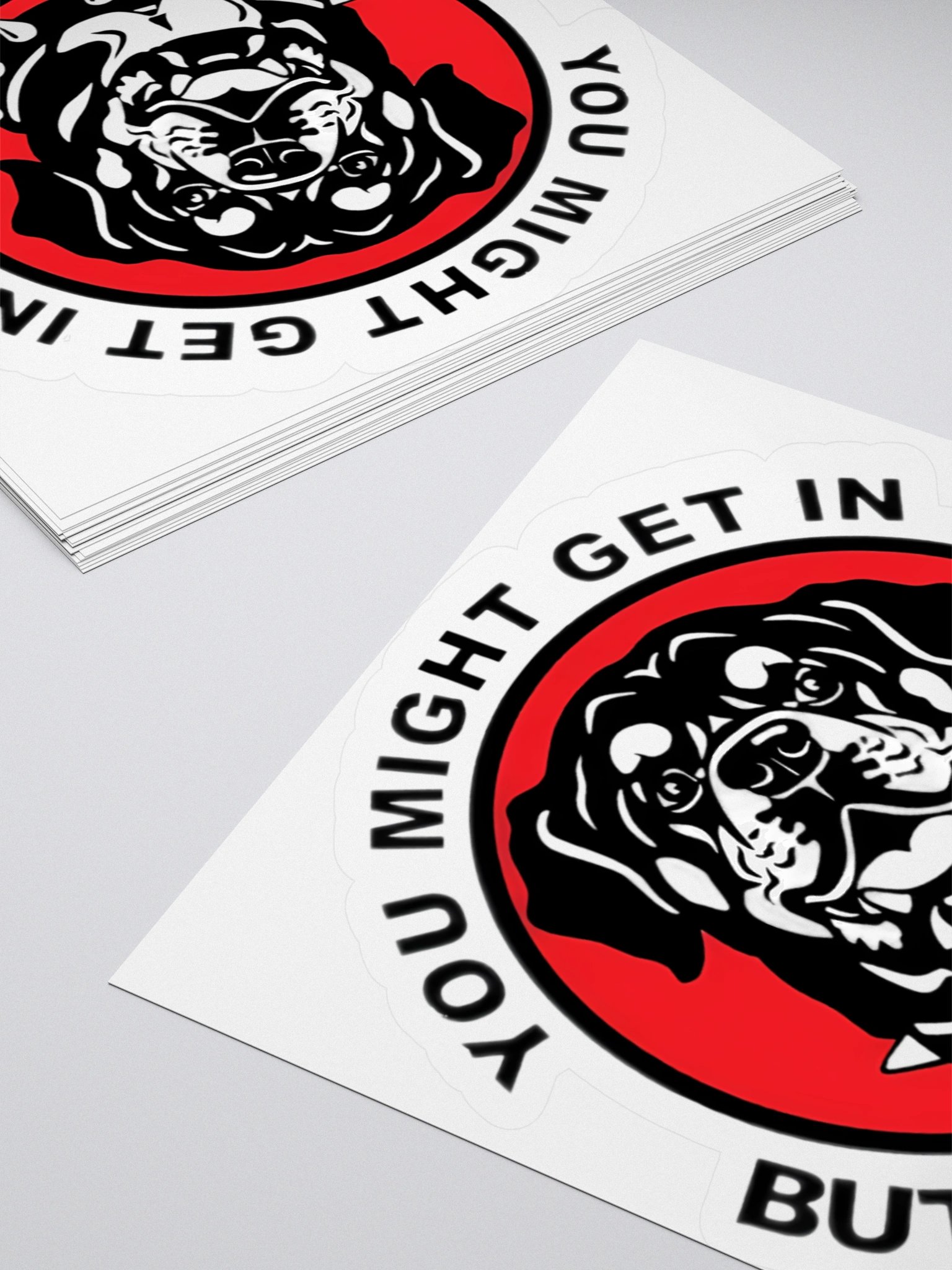 Rottweiler Warning Sticker product image (12)