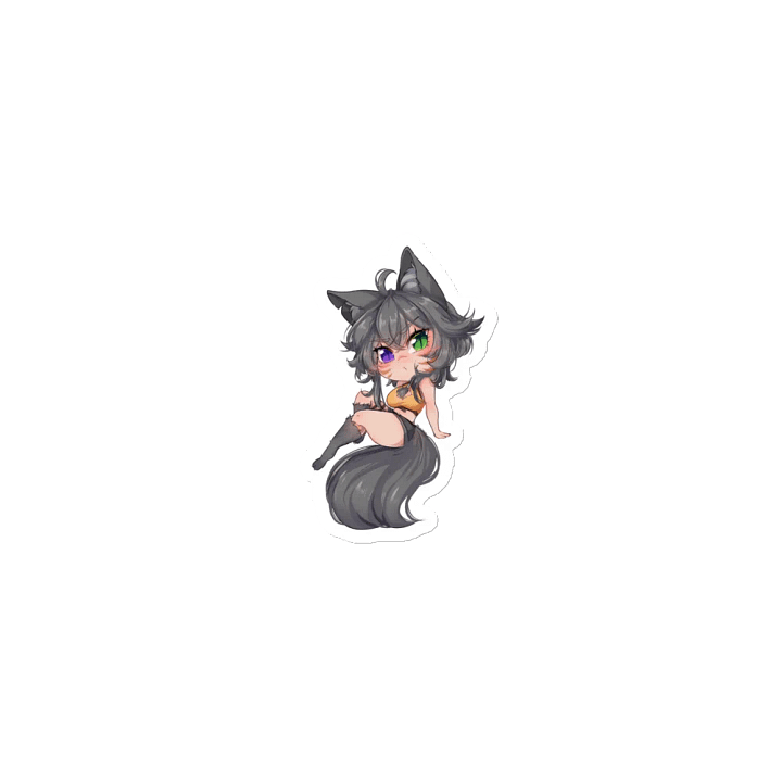 WolfcatRisi Broody Chibi Magnet product image (1)