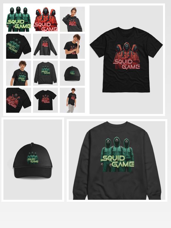 Pack of Squid Game Design Art INSTANT DOWNLOAD product image (3)
