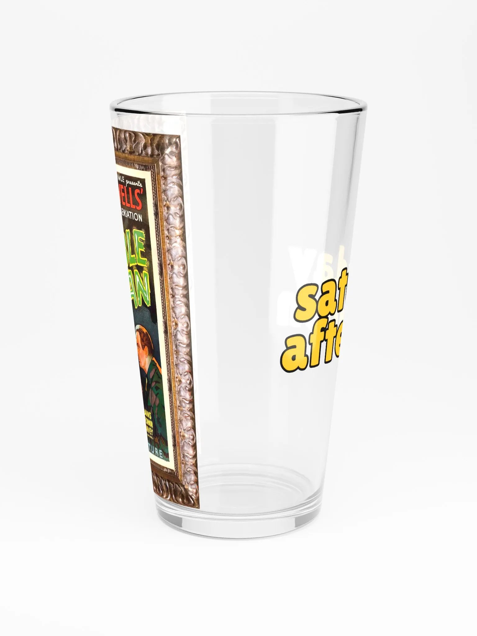saturday afternoon pint glass: now you see me now you don't product image (3)
