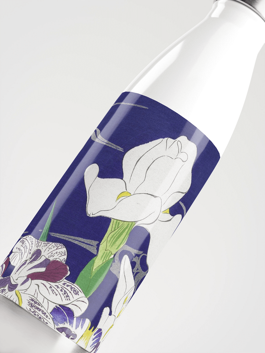 Japanese Iris. 17oz. Stainless Steel Water Bottle product image (5)