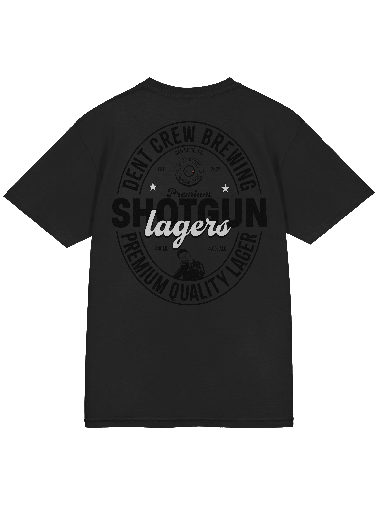 Shotgun Lagers served by DENT T-Shirt - Limited Edition Colourway product image (5)