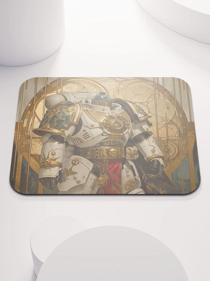 Deco-Dystopian Sentinel Mouse Pad product image (1)