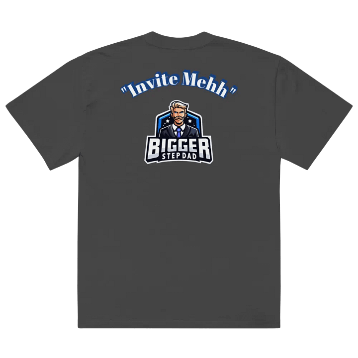 "Invite Mehh" Oversized Faded T-Shirt product image (2)