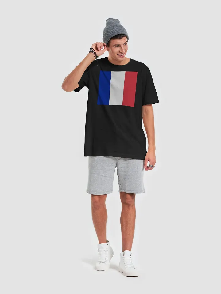 Exclusive Unisex France Flag Graphic Tee by Graphic Grove product image (2)