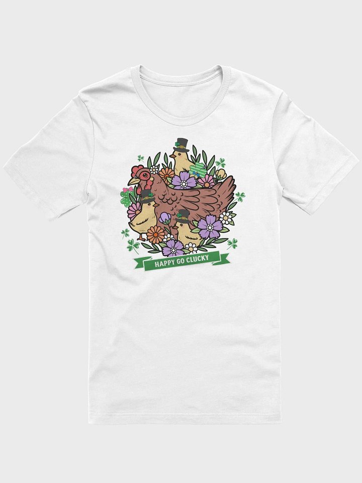 Happy Go Clucky St Patrick's Day Chicken Shirt product image (2)