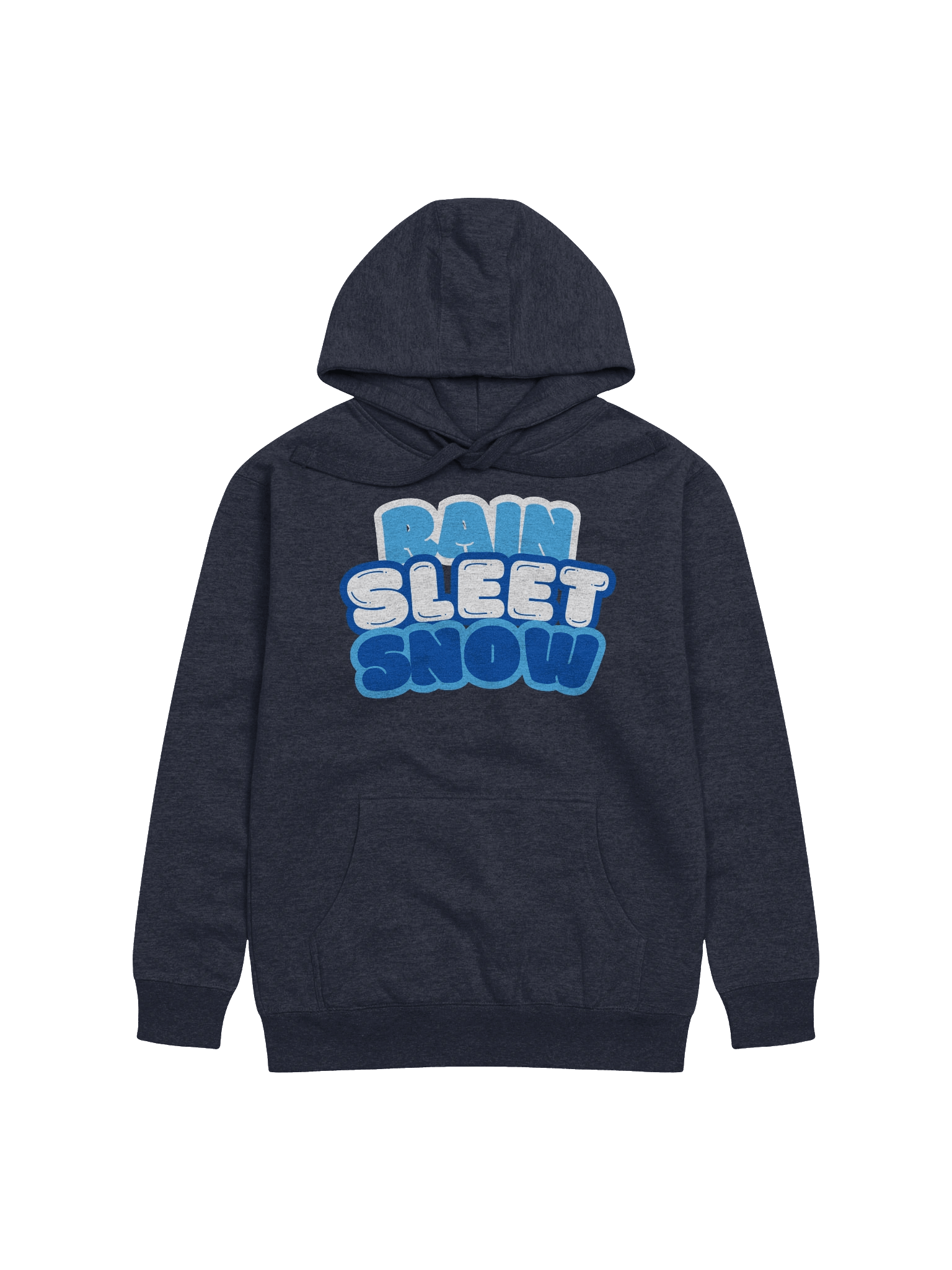 Rain Sleet Snow Unisex Hoodie (NAVY) product image (1)