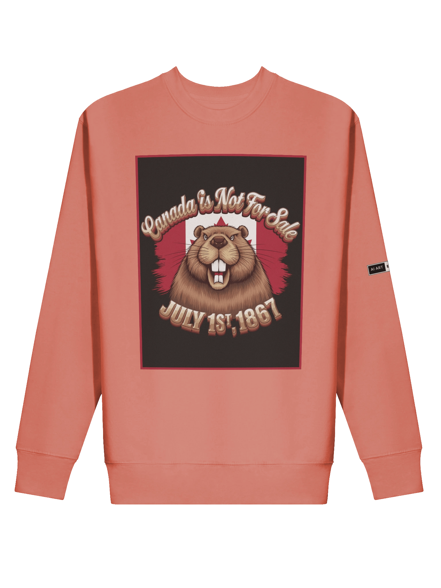 "CANADA IS NOT FOR SALE" premium cotton sweatshirt product image (30)