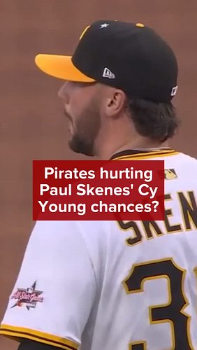 Are the Pirates hurting Skenes’ Cy Young chances? 👀