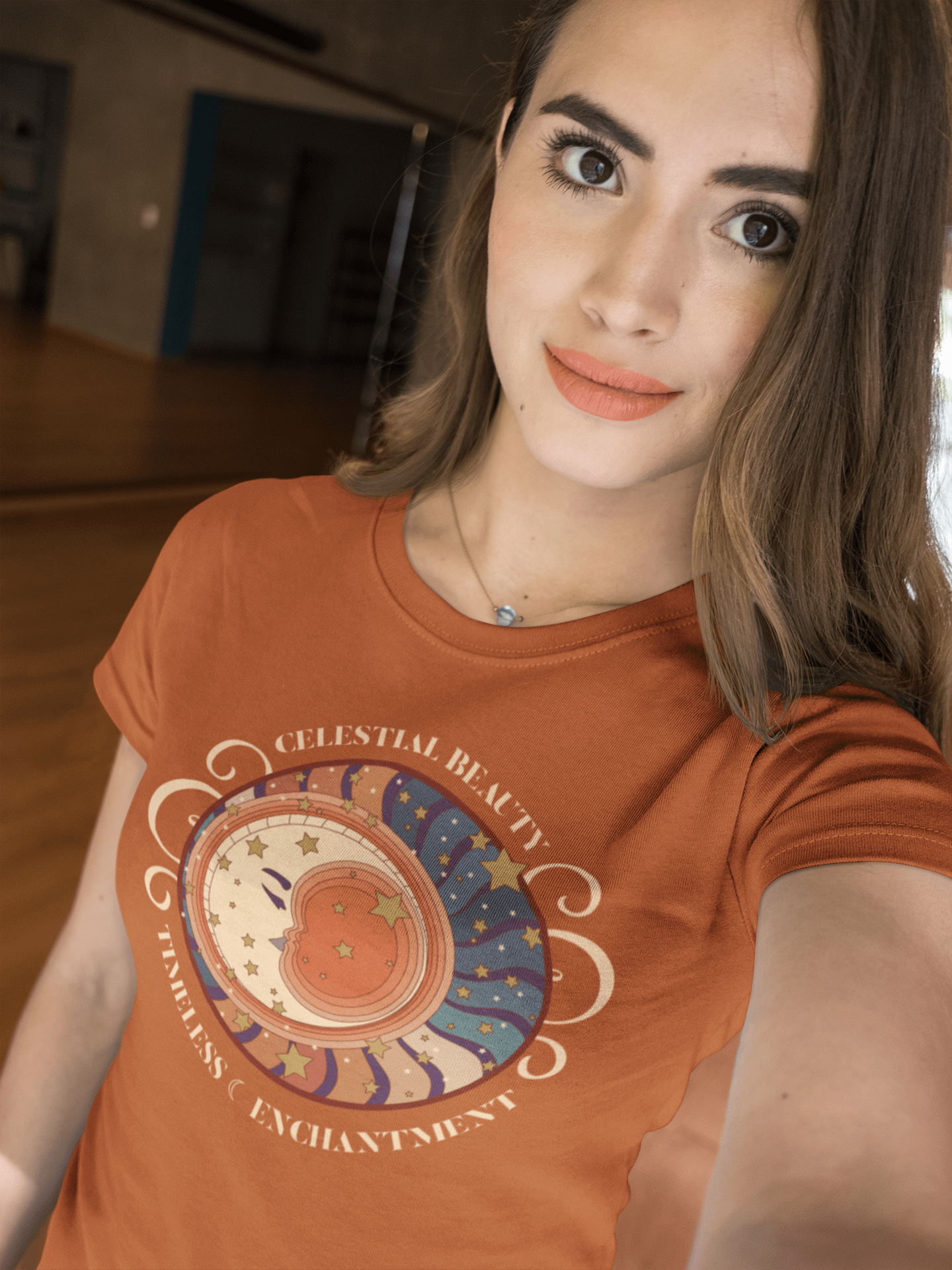 Celestial Harmony Sun and Moon T-Shirt product image (2)