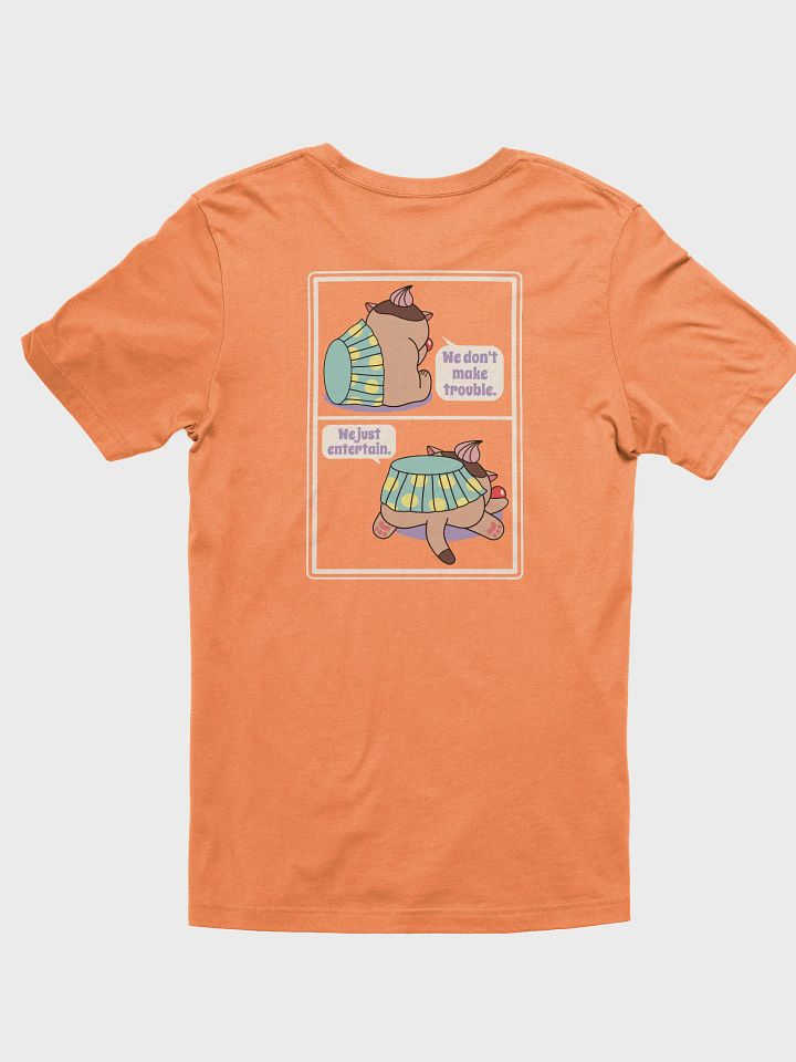 Sweet Trouble T-shirt, Cup Cake Cat (Left Chest and Back Prints) product image (1)