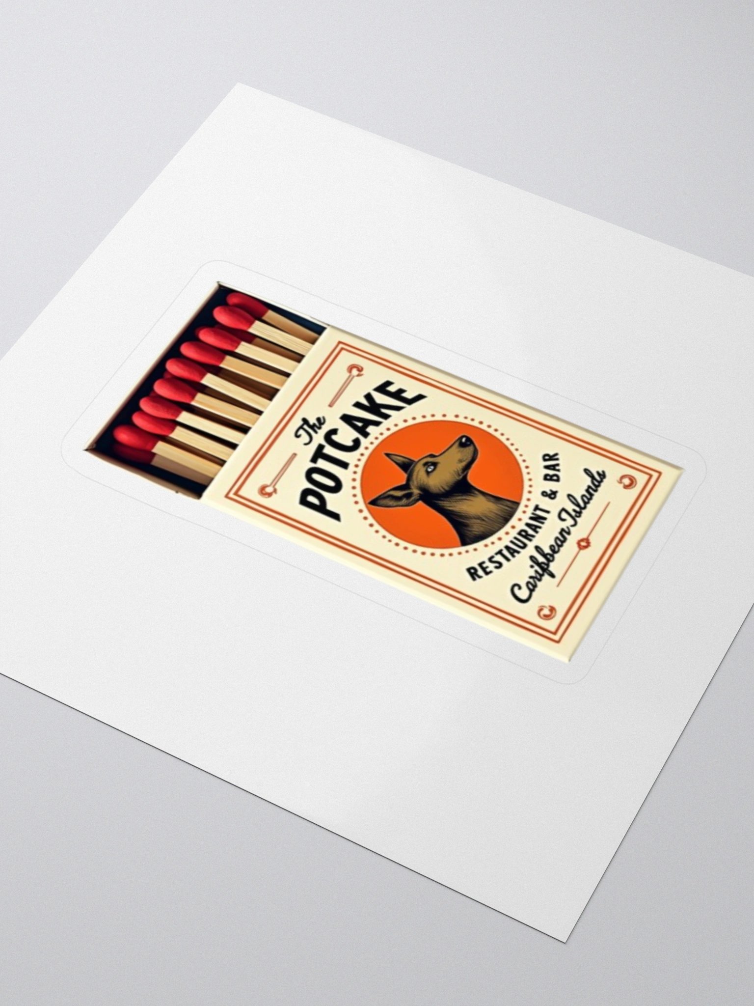 Potcake Matchbox Sticker product image (3)