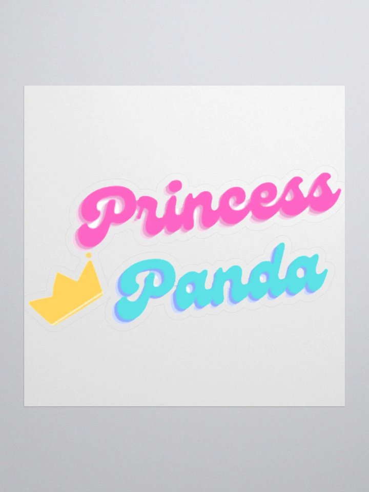 princess panda sticker product image (1)