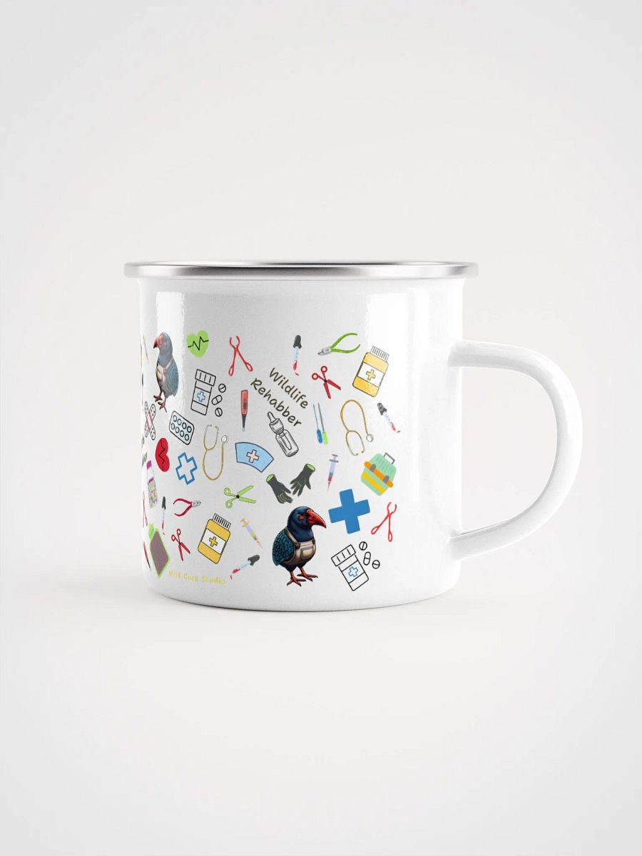 Wildlife Rehabber Takahe Adventure Essential Enamel Mug product image (1)