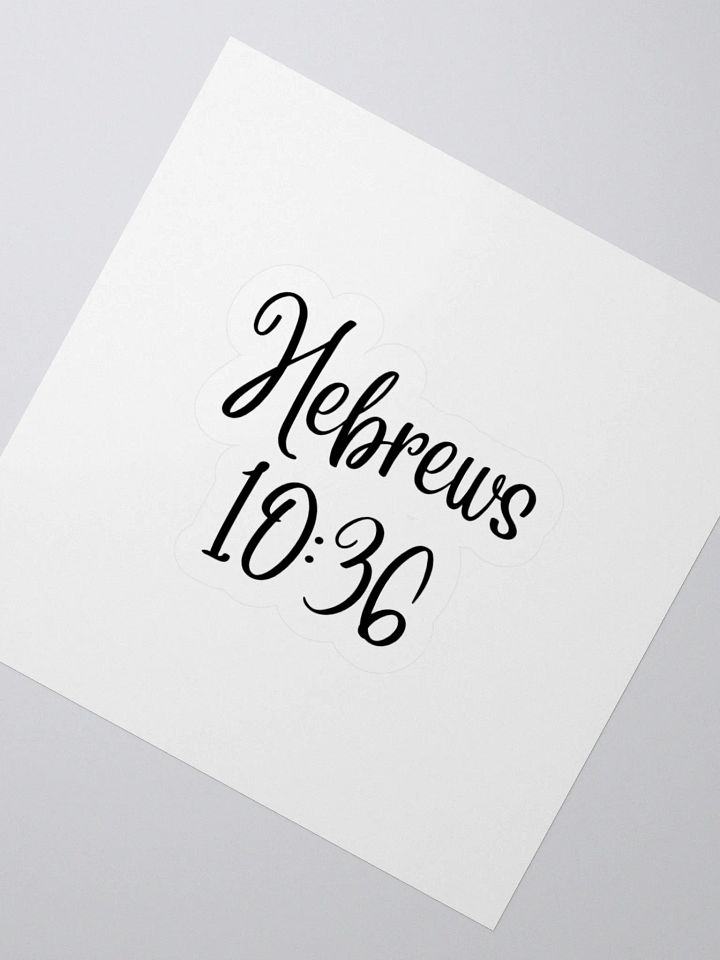 Hebrews 10:36 product image (4)