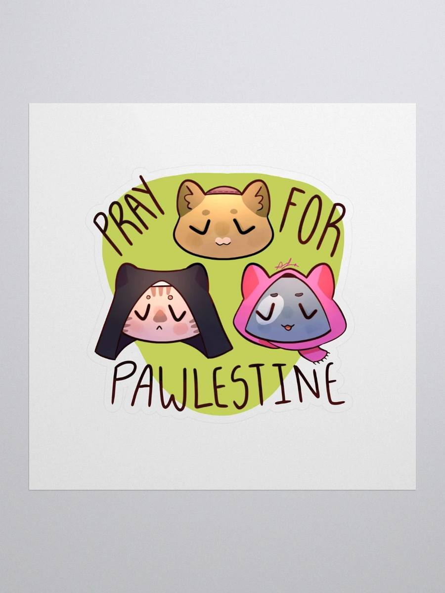 Pray for Pawlestine Sticker product image (1)