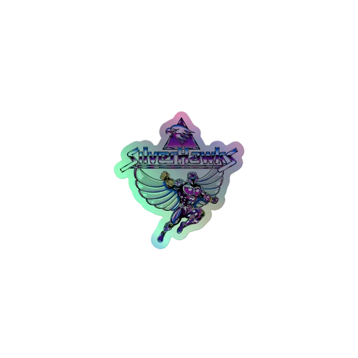 SilverHawks Retro Tribute Holofoil Sticker product image (1)