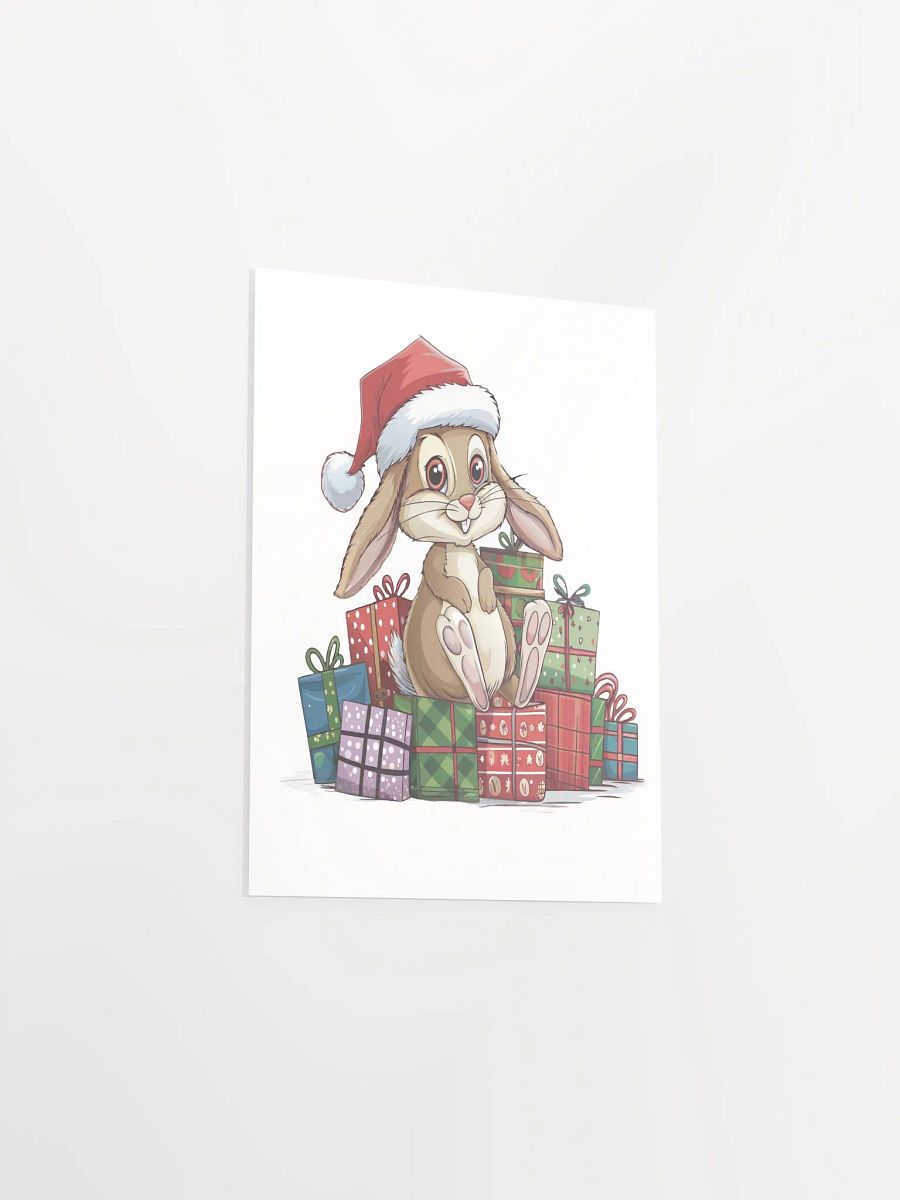 Santa Bunny Enhanced Matte Paper Poster (in) product image (3)