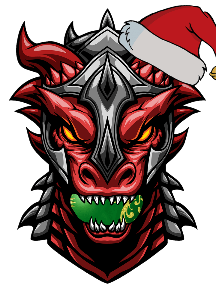 Christmas Dragon Long Sleeve Tee product image (2)