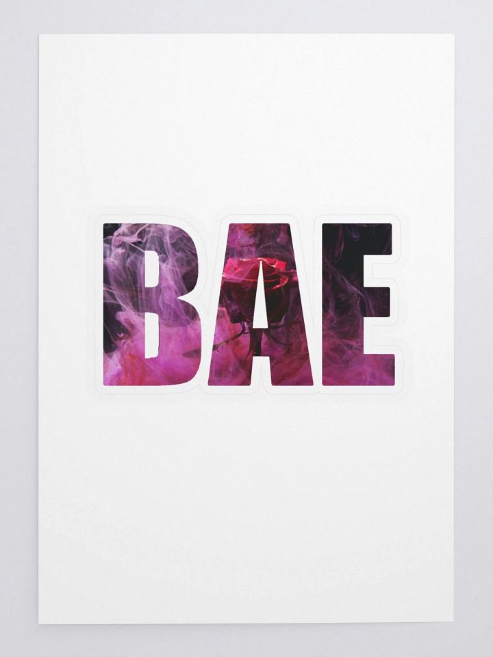 COLD SUMMER COLLECTION Red Midnight Rose Sticker product image (1)