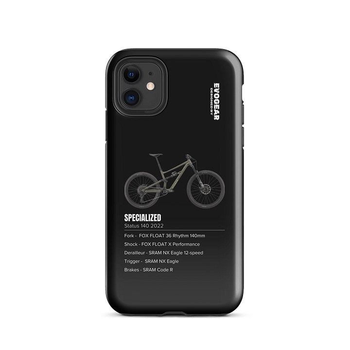 Black Specialized Status 140 2022 iPhone Case product image (47)