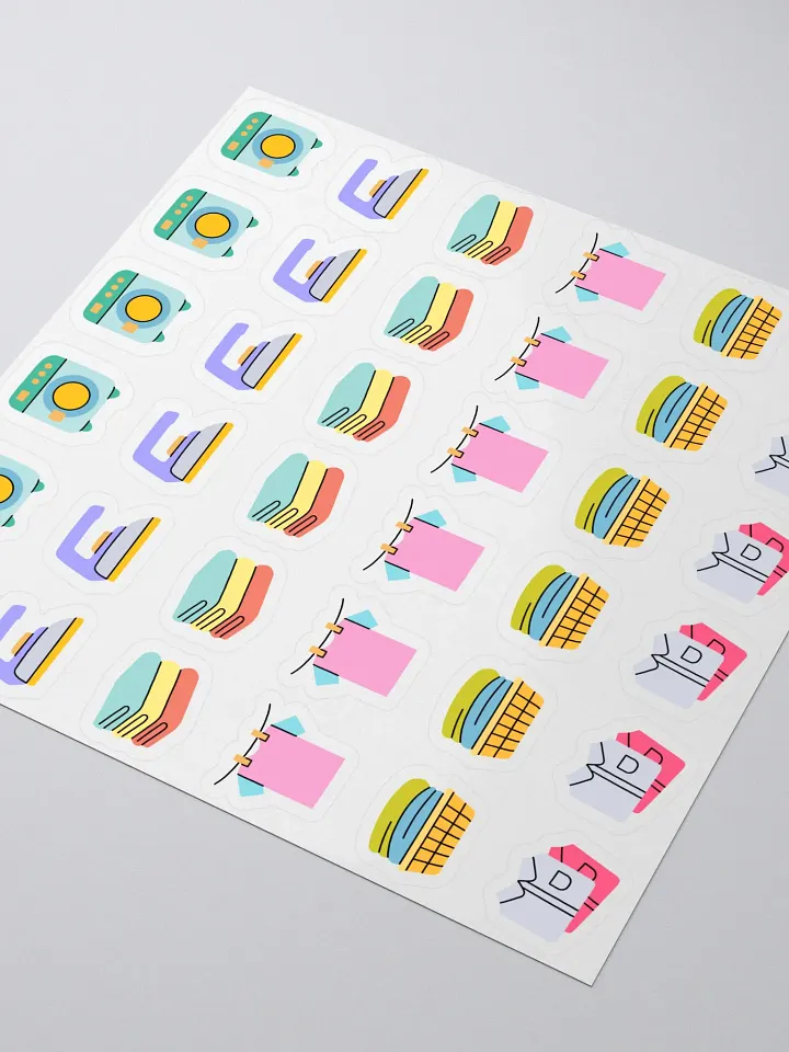 Laundry Stickers – Hand-Drawn, Functional Planner Stickers for Bullet Journals, Habit Tracking, and Household Organization product image (2)