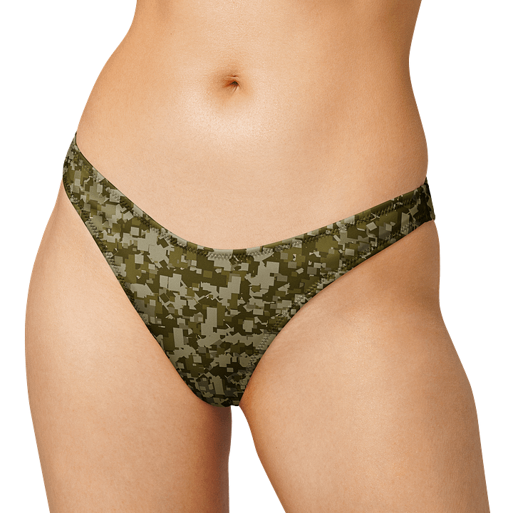 Eco-Chic Camo V-Cut Bikini Bottom product image (2)