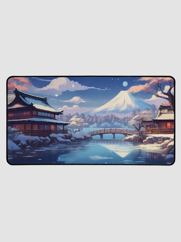 Tranquil Winter Large Desk Mat (15.5 x 31.5) product image (2)