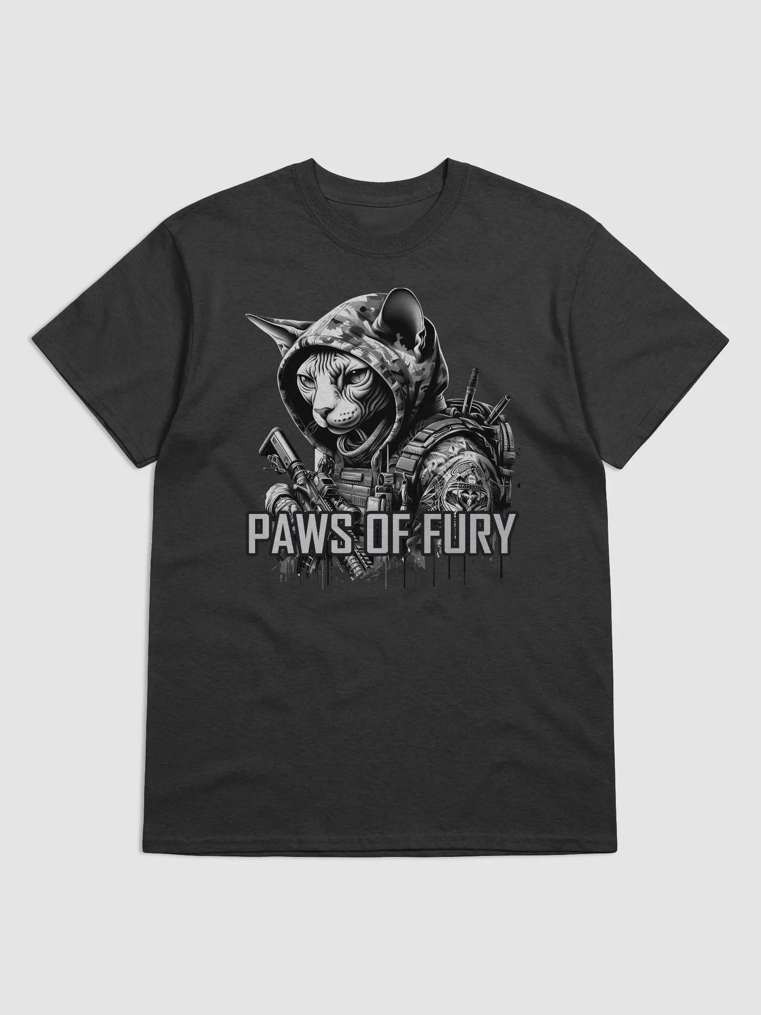 Paws of Fury Camo Streetwear Tee product image (5)