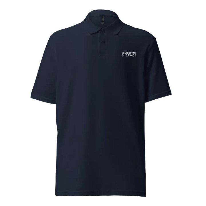 Beyond Time & Space Polo Navy Embroidery product image (1)