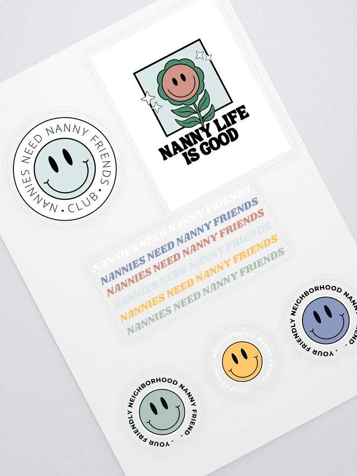 Nanny Friend Collection Sticker Sheet product image (1)