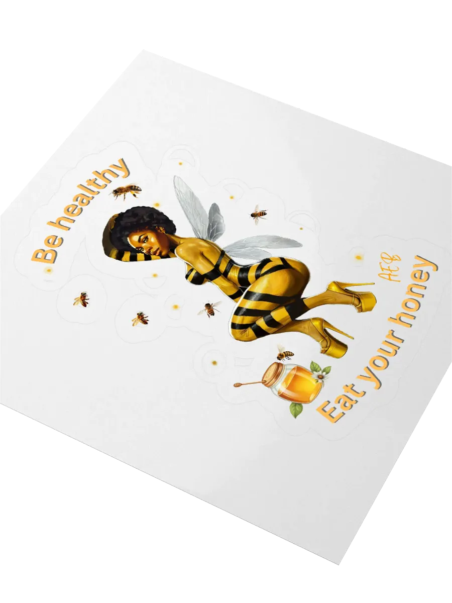 Bee-utiful Honey Kiss Cut Stickers product image (4)