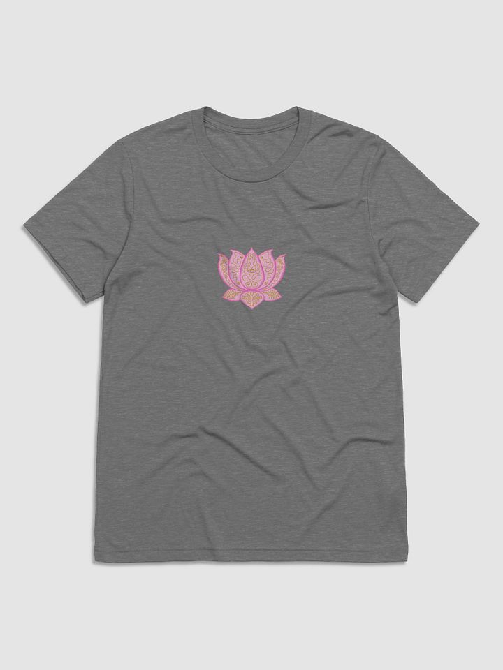 Lotus Vision: Stylized Floral T-Shirt product image (2)