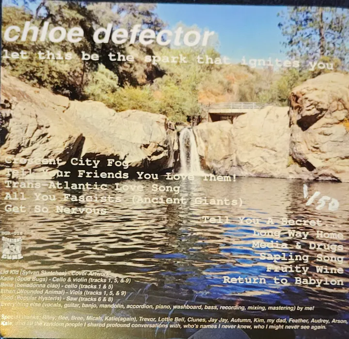 Chloe Defector - Let This Be The Spark That Ignites You [CD] product image (2)