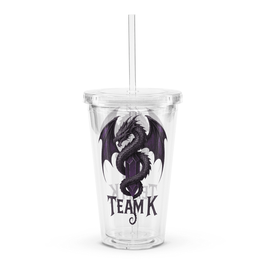 Team K V-4 Clear Plastic Tumbler product image (2)