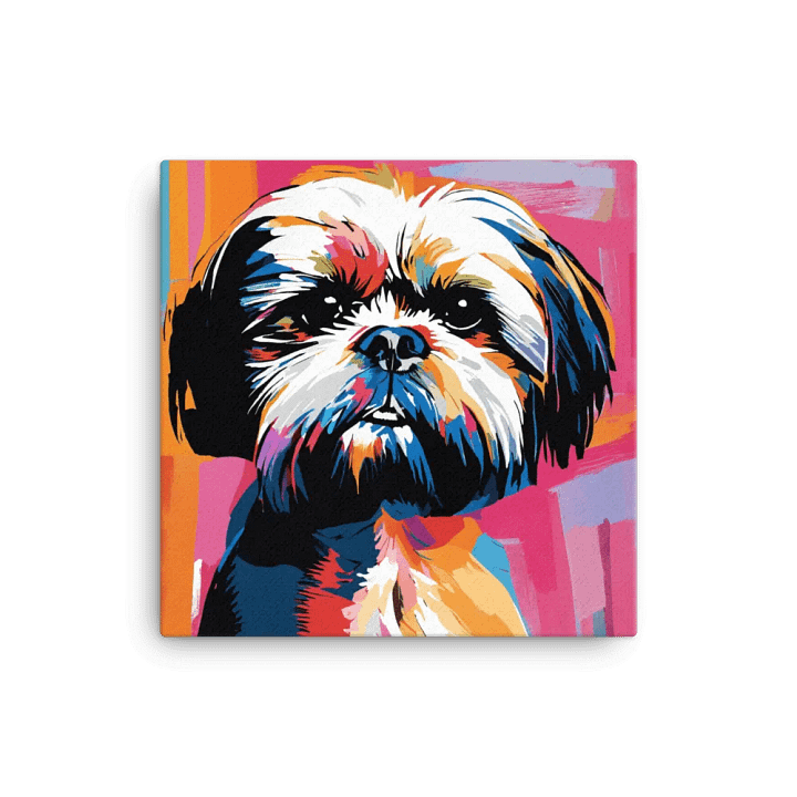 Colorful Shih Tzu Wall Art #545 product image (1)