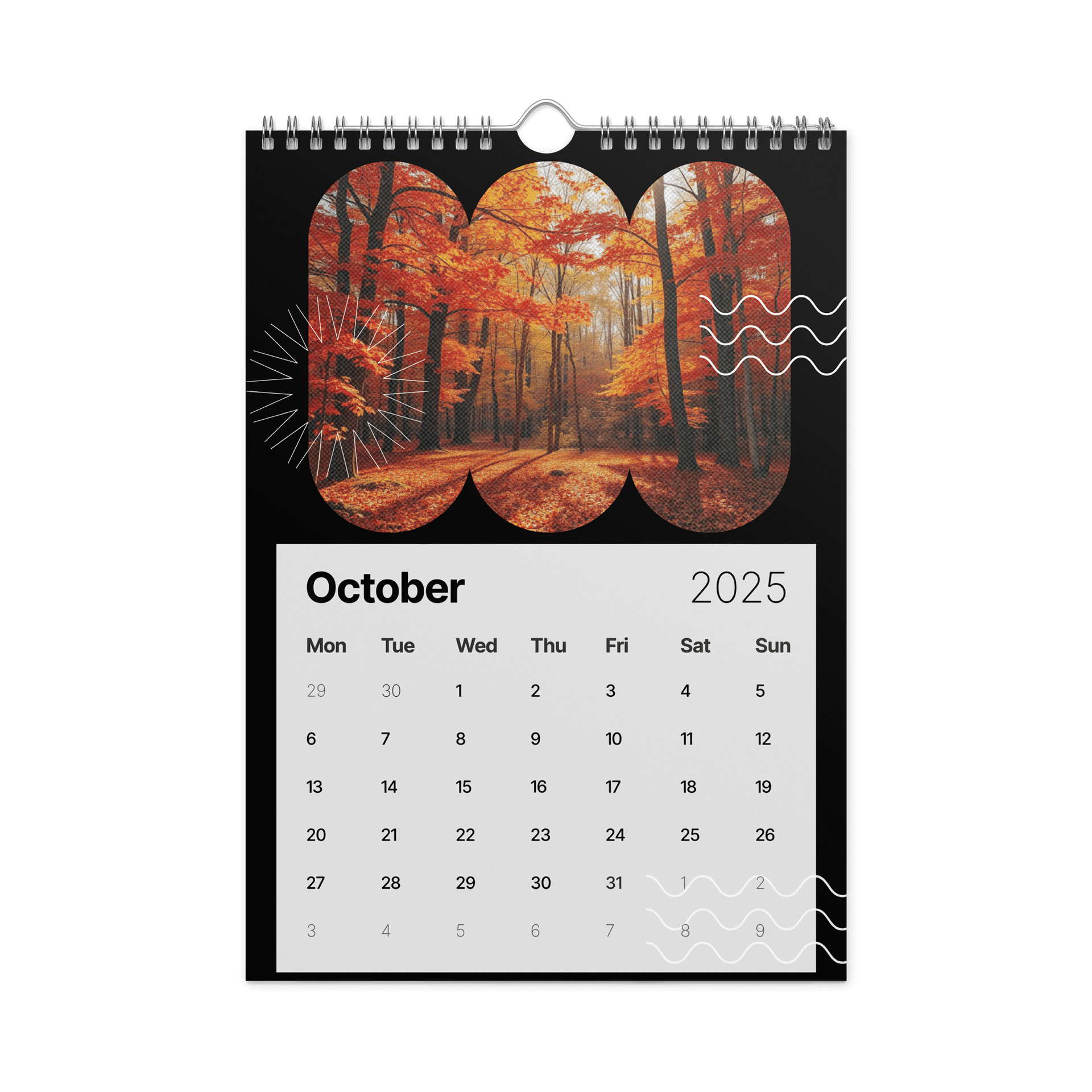 SEASONAL NATURE WALL CALENDAR 2026 product image (12)