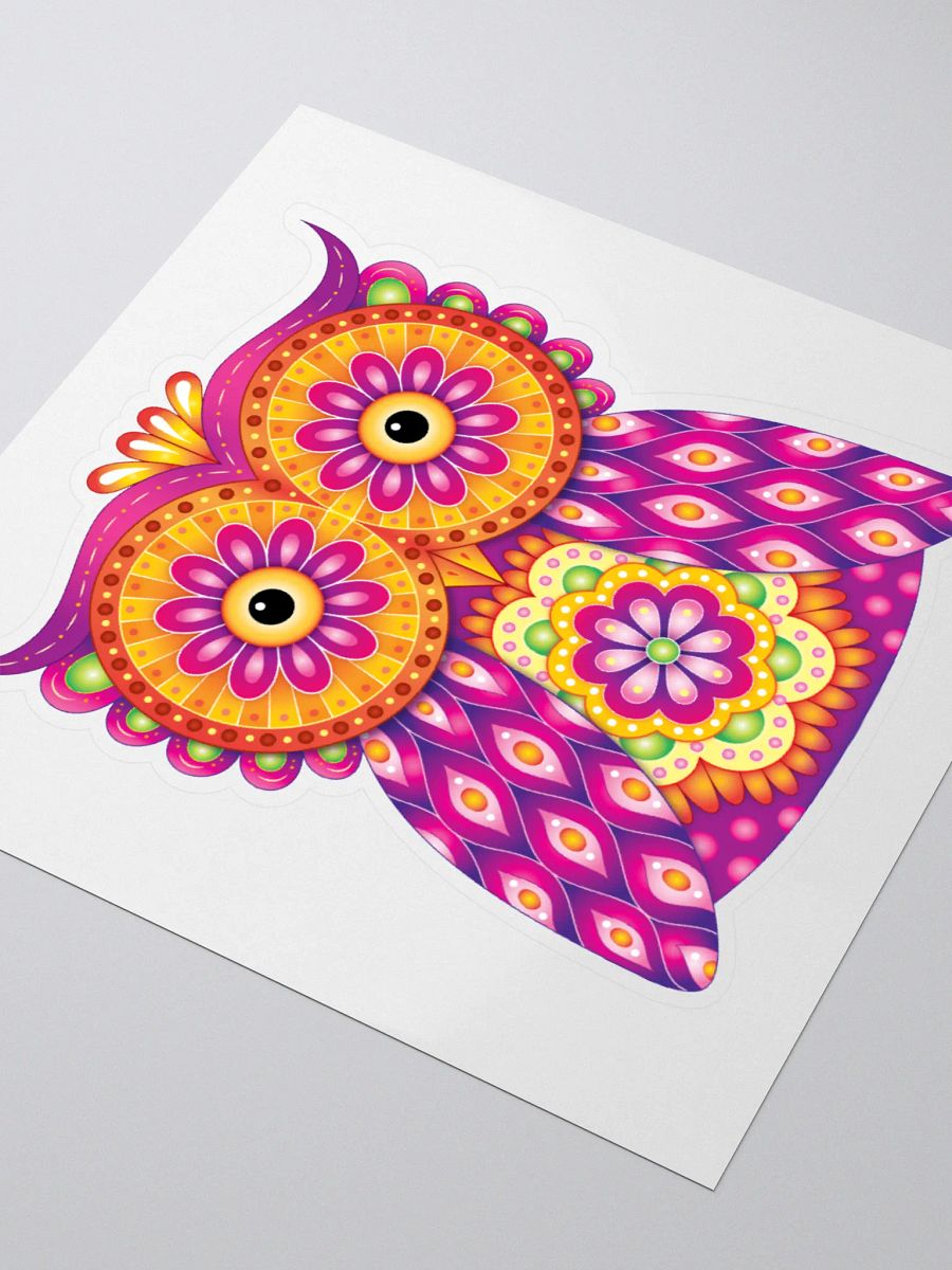 Whimsical Owl Sticker product image (3)