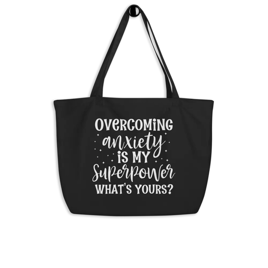 Overcoming Anxiety Is My Superpower Bag product image (4)
