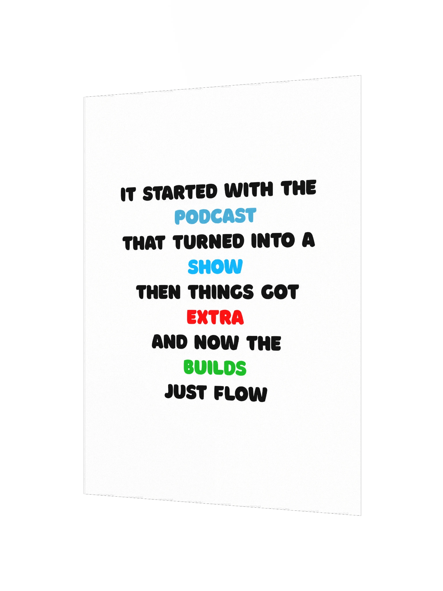 The TDW Story Poster product image (2)