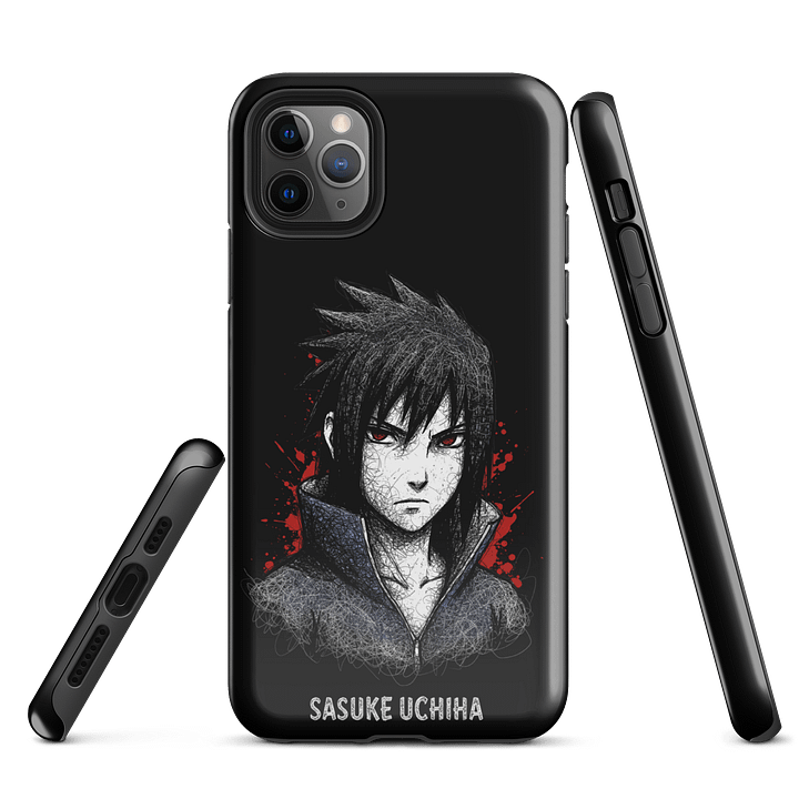 Sasuke Uchiha: Avenger's Gaze Phone Case product image (3)