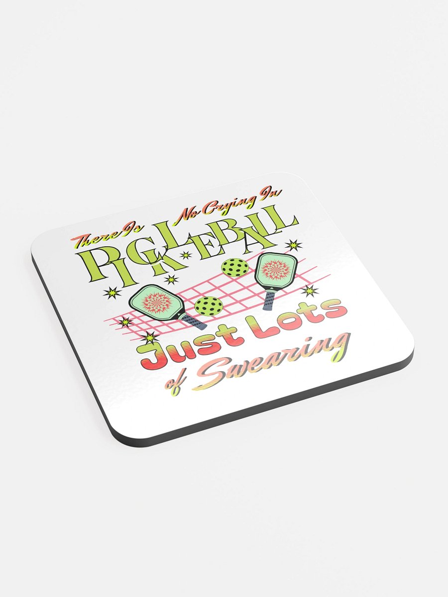 There Is No Crying In Pickleball Just Lots Of Swearing Sassy Starburst Coaster Set product image (3)