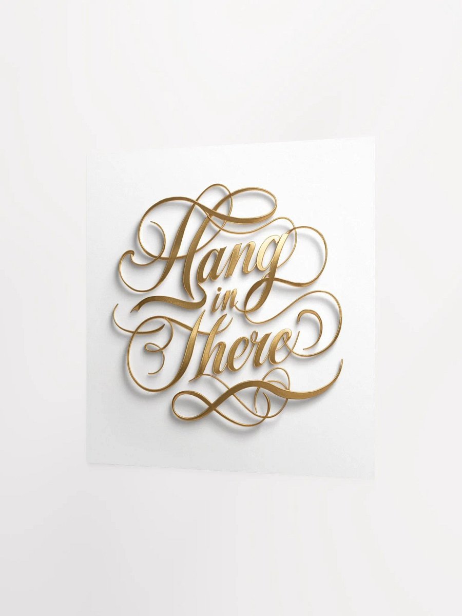 Self-Love Affirmation Art for Goal Manifestation and Self-Care - Hang In There! product image (3)