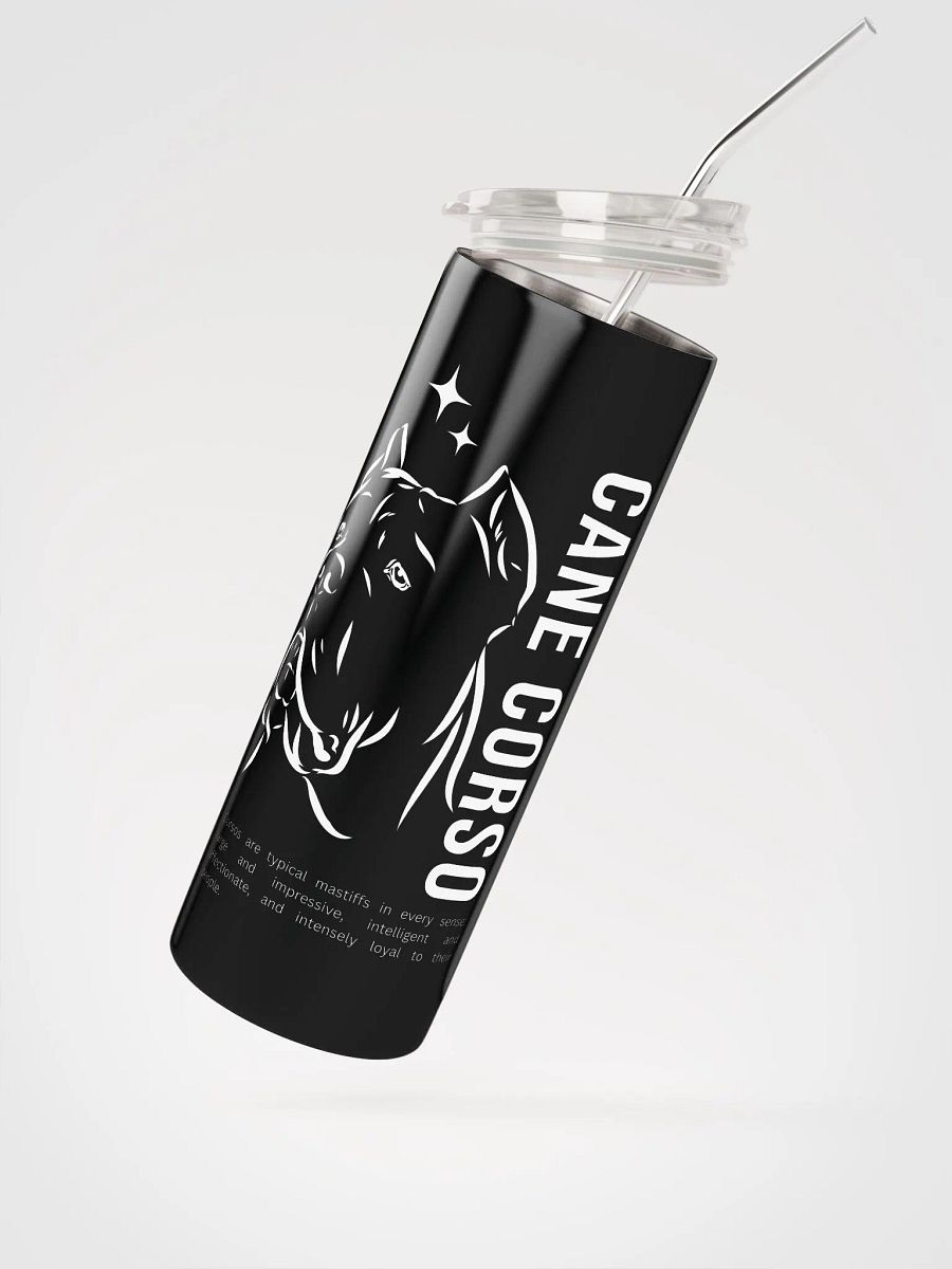 Cane Corso Front Face Stainless Steel Tumbler product image (2)